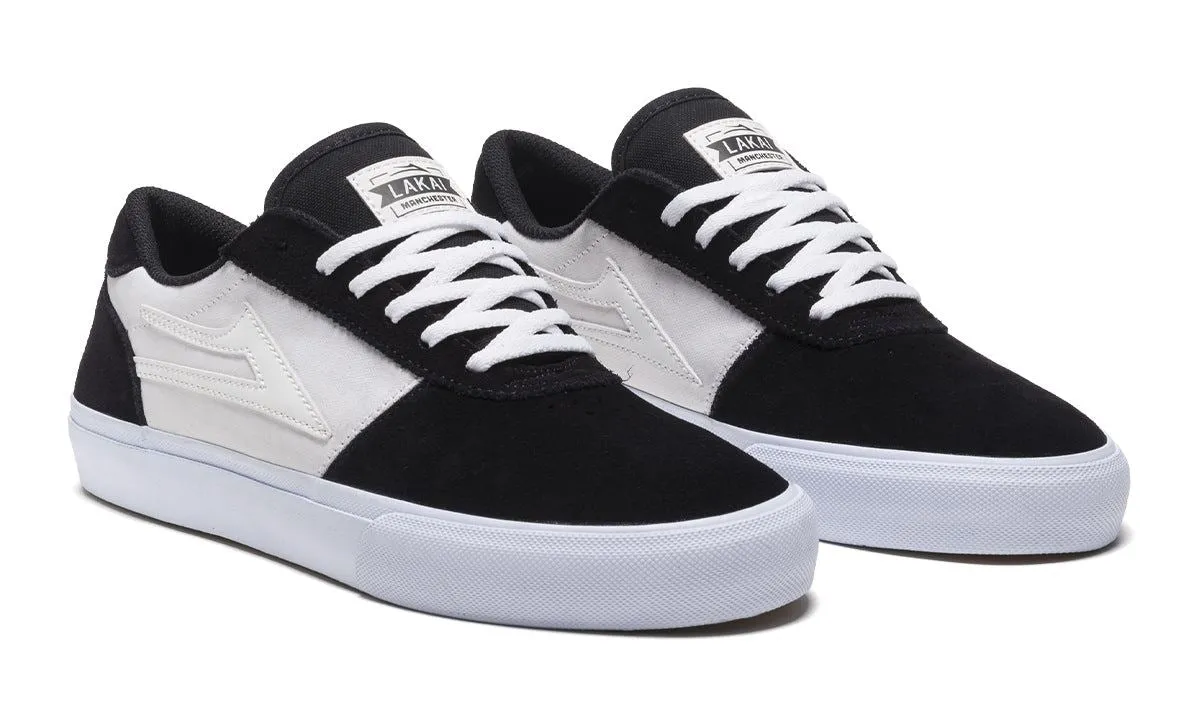 Lakai Manchester Skate Shoes - Black / Red UV