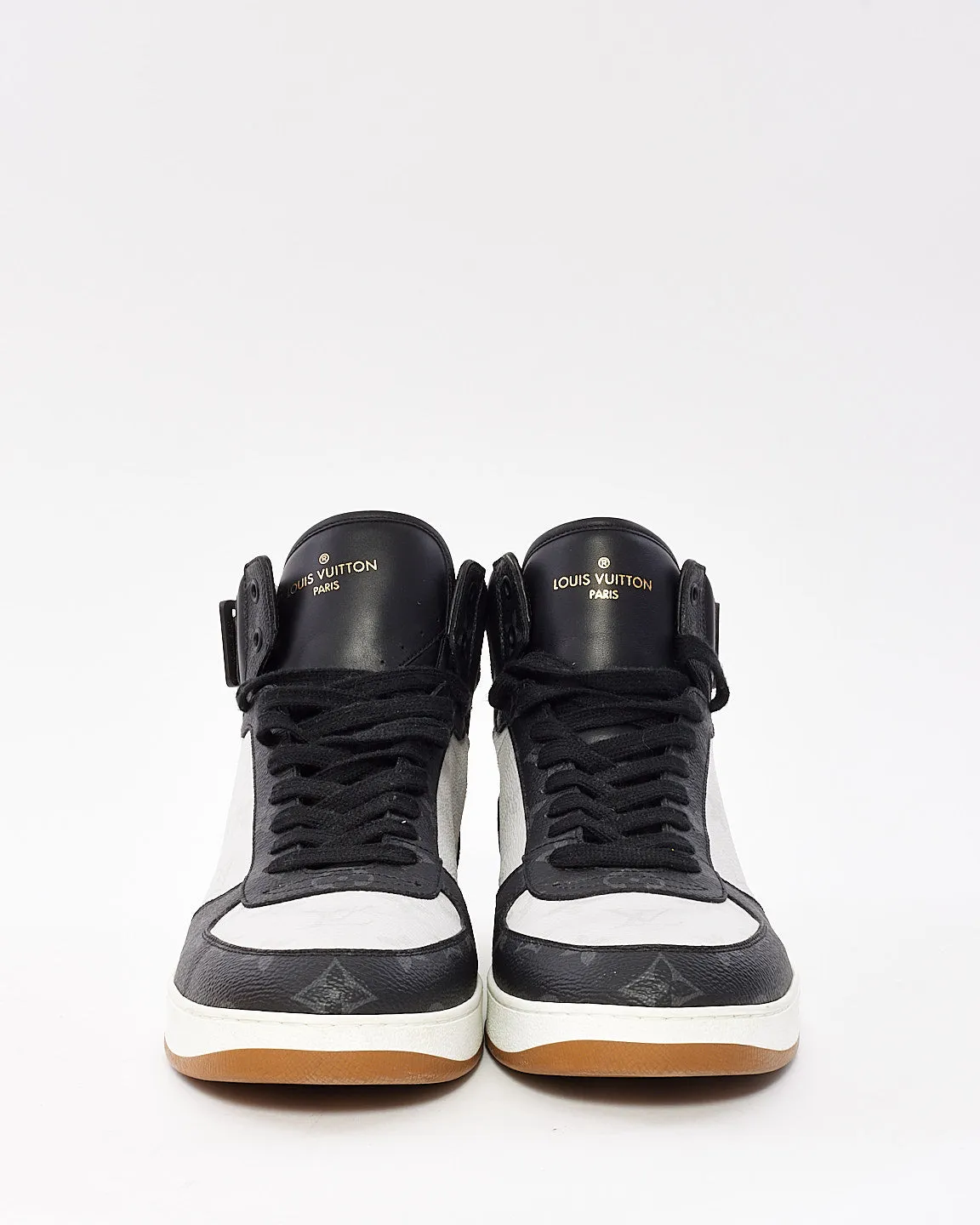 Louis Vuitton Men's Tricolor Monogram Rivoli High Top Sneaker - 9.5 MEN