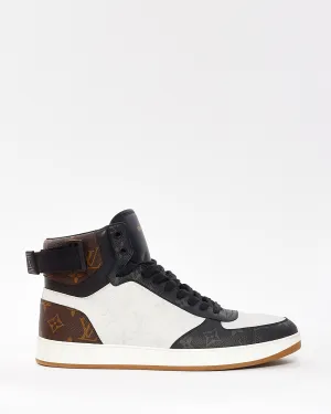 Louis Vuitton Men's Tricolor Monogram Rivoli High Top Sneaker - 9.5 MEN