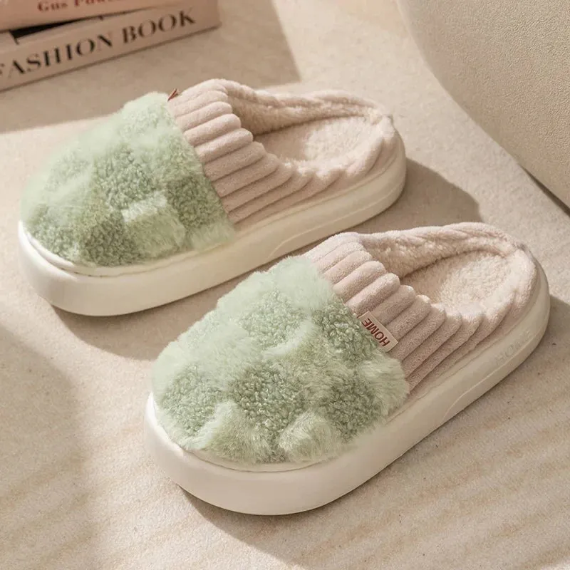 Luisa – Plaid Women’s Cozy Slippers