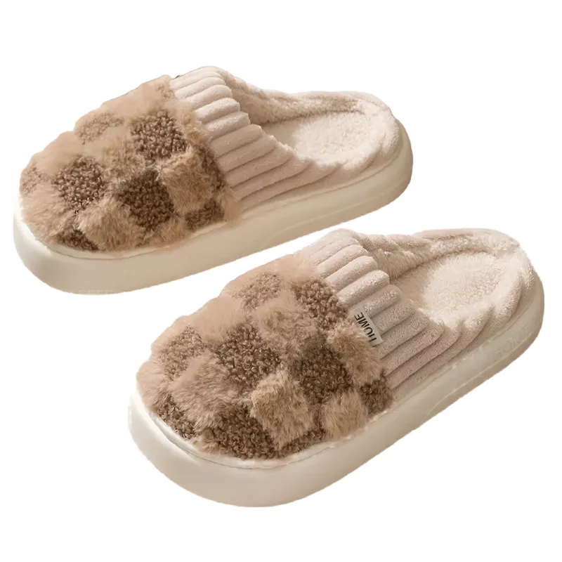 Luisa – Plaid Women’s Cozy Slippers
