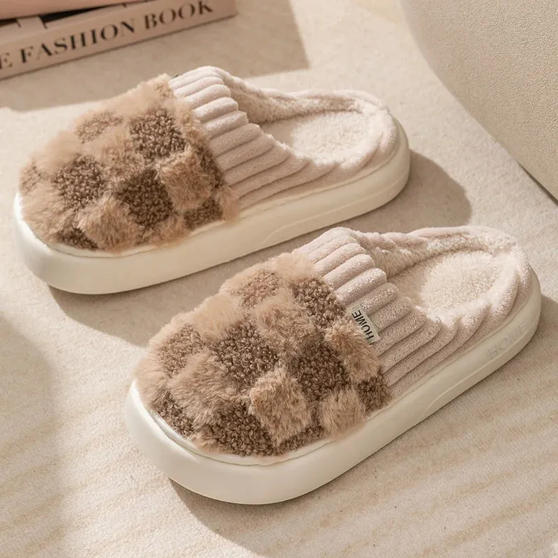 Luisa – Plaid Women’s Cozy Slippers