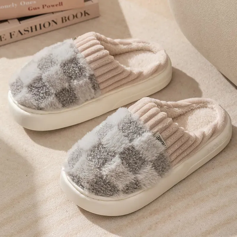 Luisa – Plaid Women’s Cozy Slippers