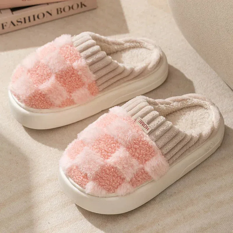 Luisa – Plaid Women’s Cozy Slippers