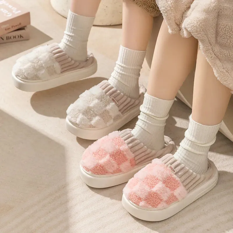 Luisa – Plaid Women’s Cozy Slippers