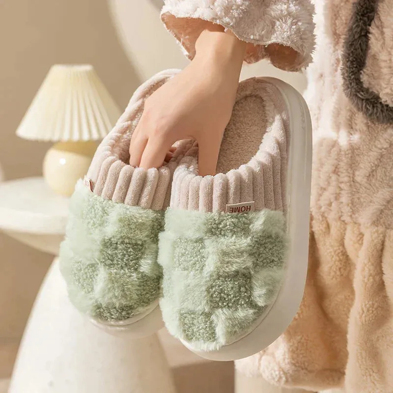 Luisa – Plaid Women’s Cozy Slippers