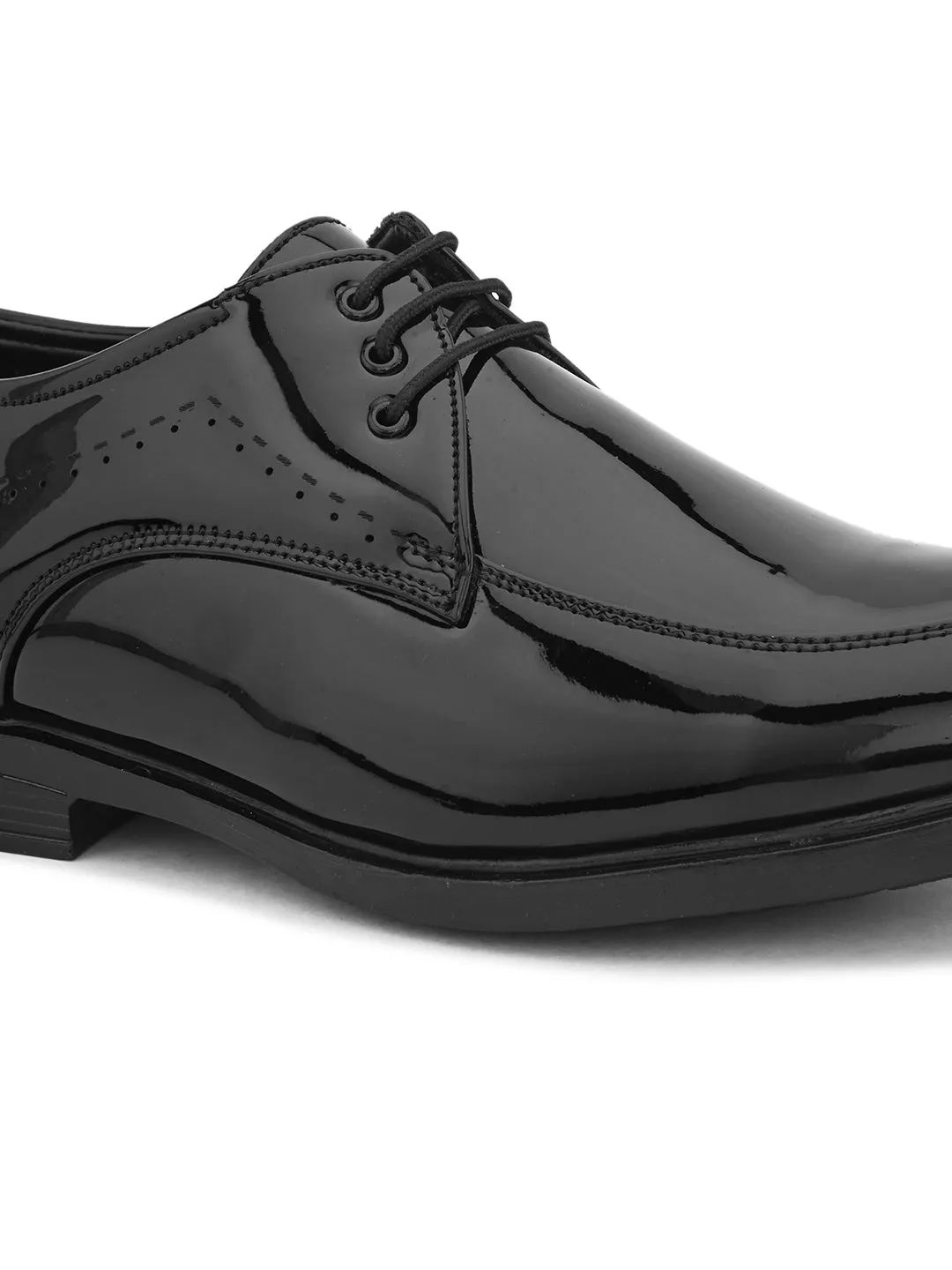 Men Synthetic Leather Lace-Ups Formal Derbys