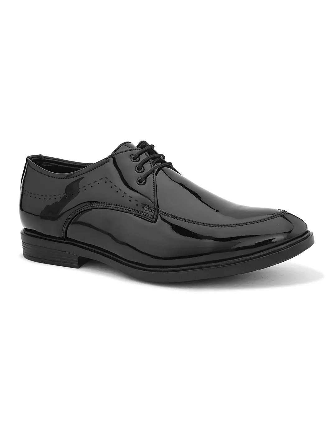 Men Synthetic Leather Lace-Ups Formal Derbys