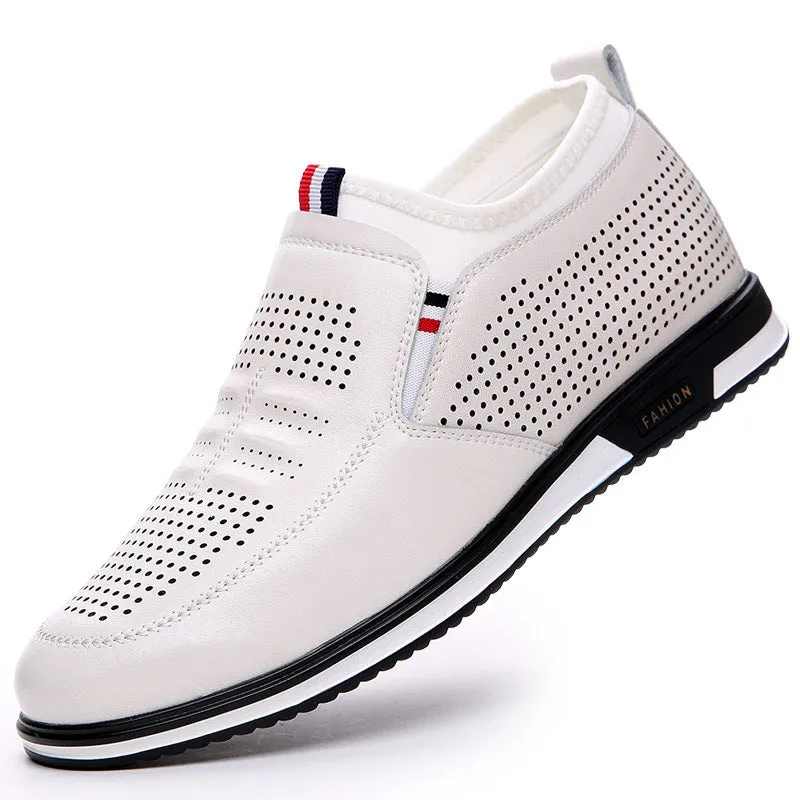 Men's Hollow Invisible Inner Heightening Sandal Shoes