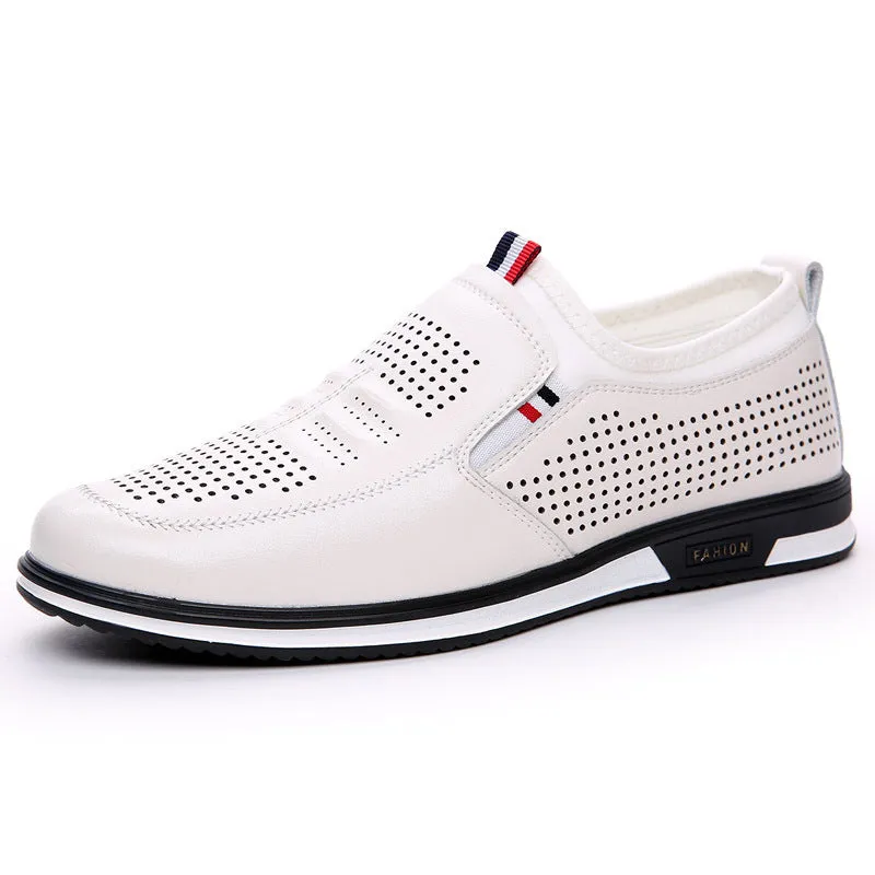 Men's Hollow Invisible Inner Heightening Sandal Shoes