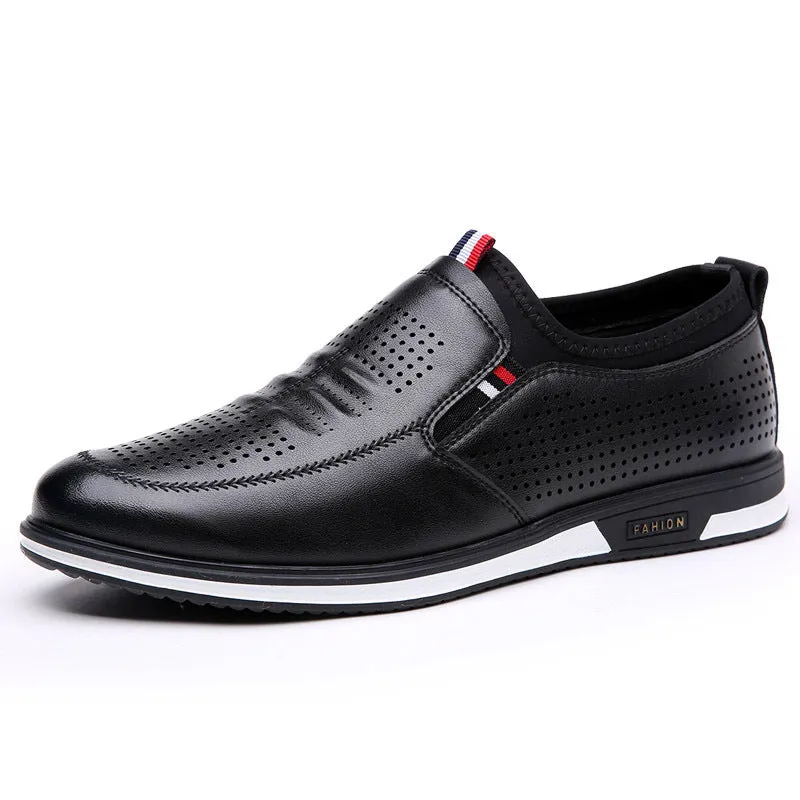 Men's Hollow Invisible Inner Heightening Sandal Shoes