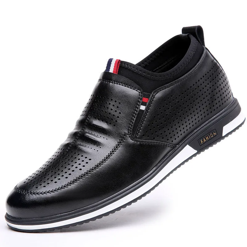 Men's Hollow Invisible Inner Heightening Sandal Shoes
