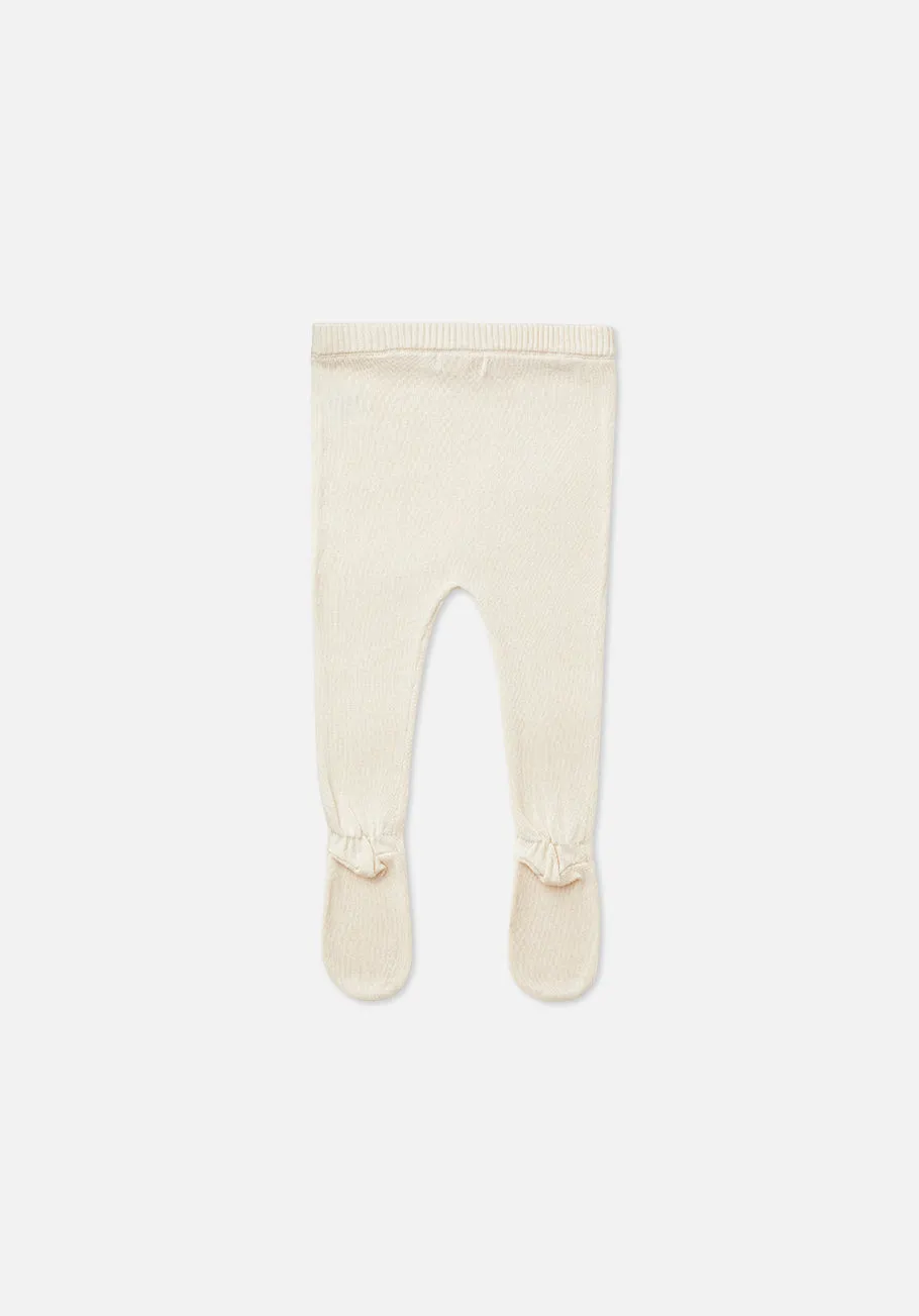 Miann & Co Baby - Knitted Footed Legging - Frost