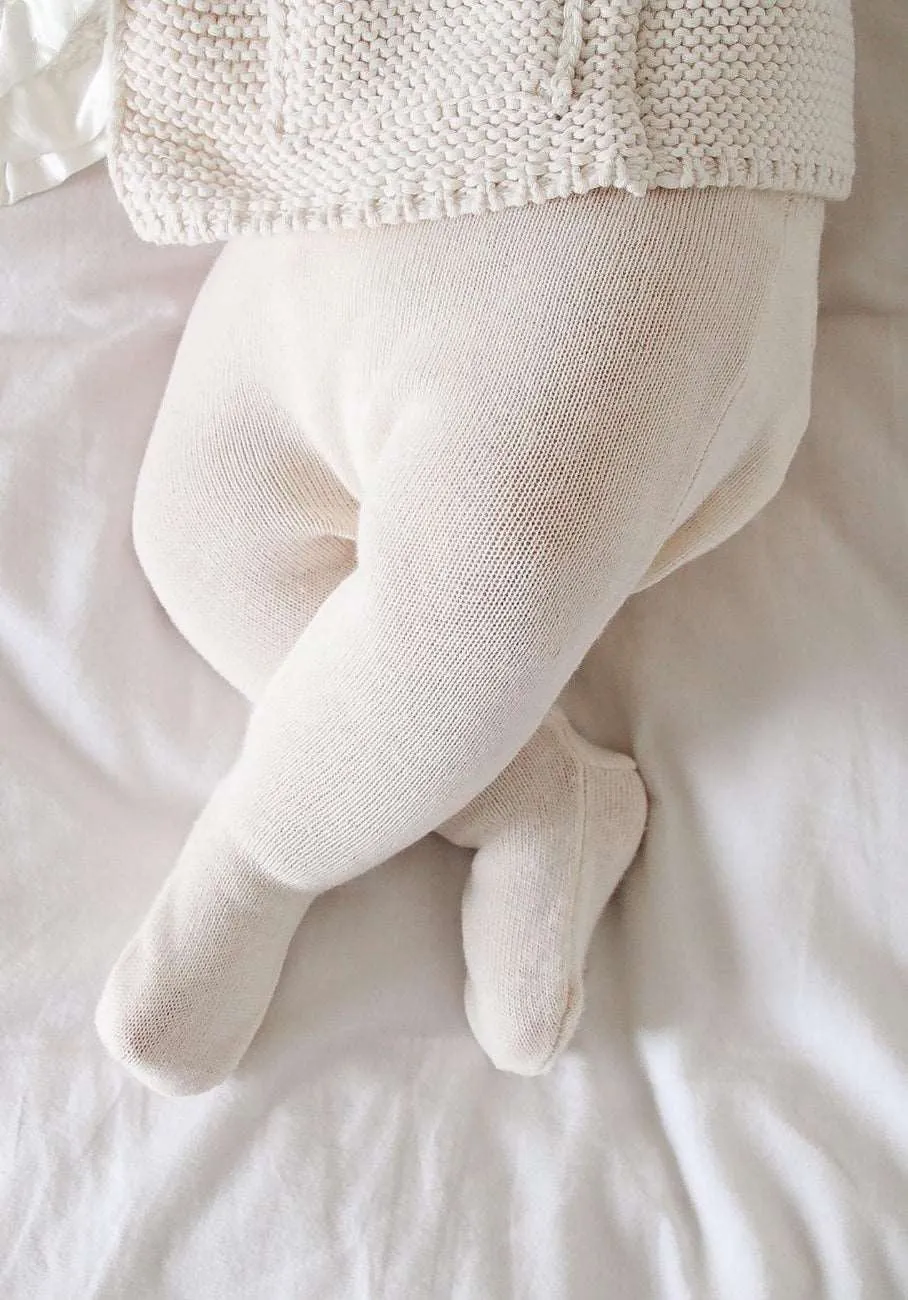 Miann & Co Baby - Knitted Footed Legging - Frost