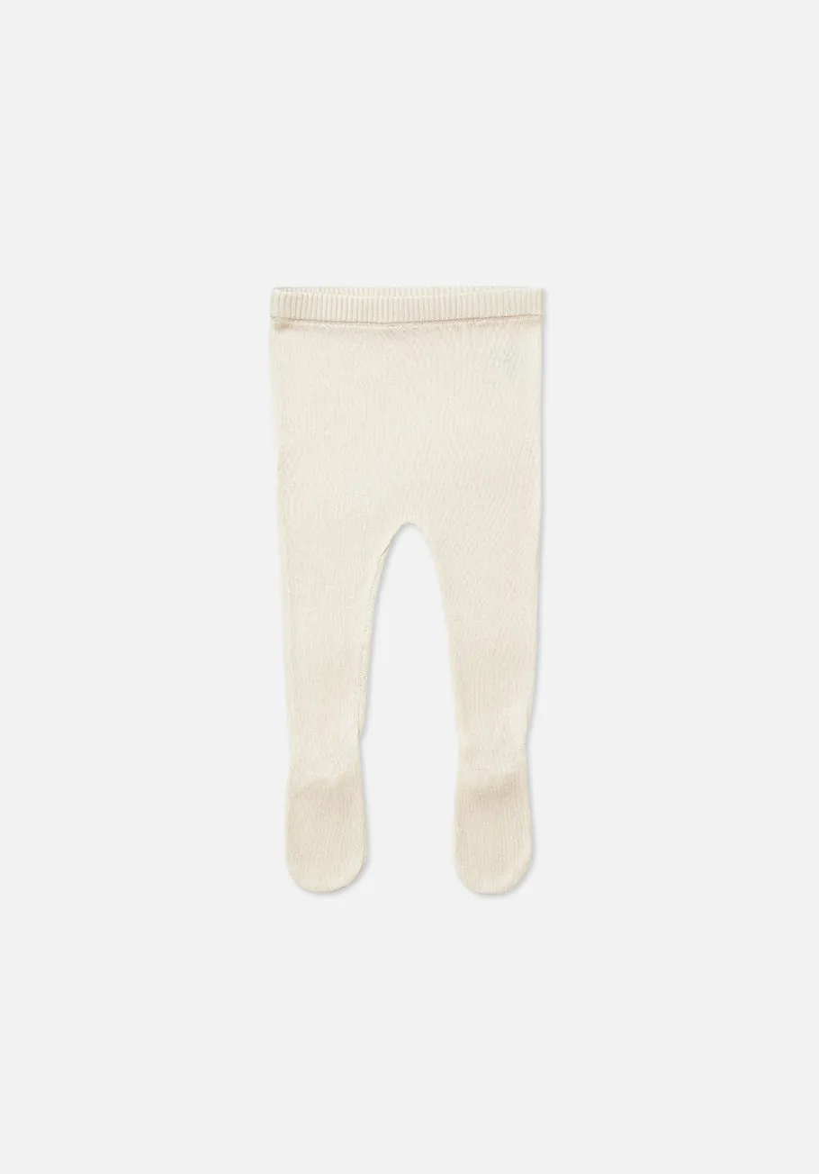 Miann & Co Baby - Knitted Footed Legging - Frost