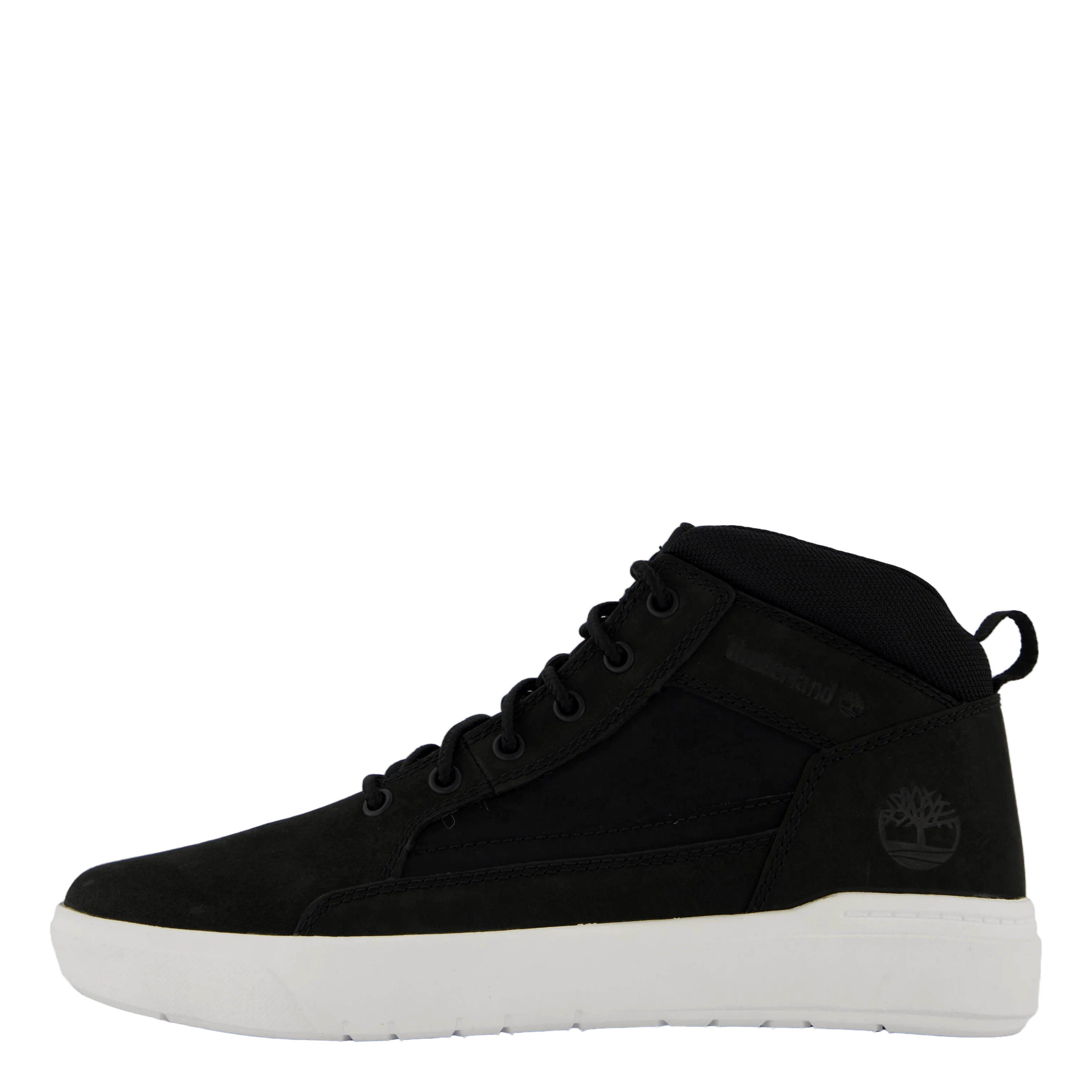 Mid Lace Up Sneaker Black Nubuck