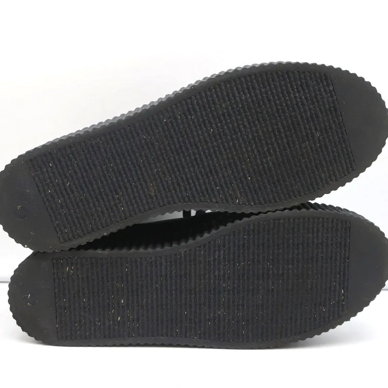 MM6 Maison Margiela High Top Platform Creeper Sneakers Black Leather Size 41