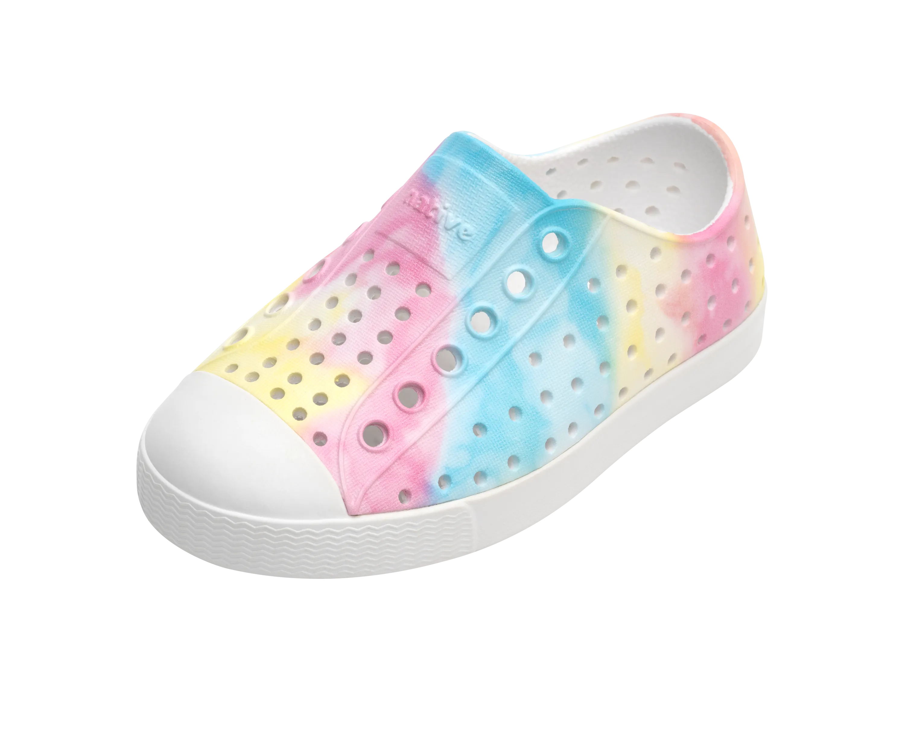 Native Jefferson Sugarlite Print - Shell White / Shell White / Pastel Tie Dye