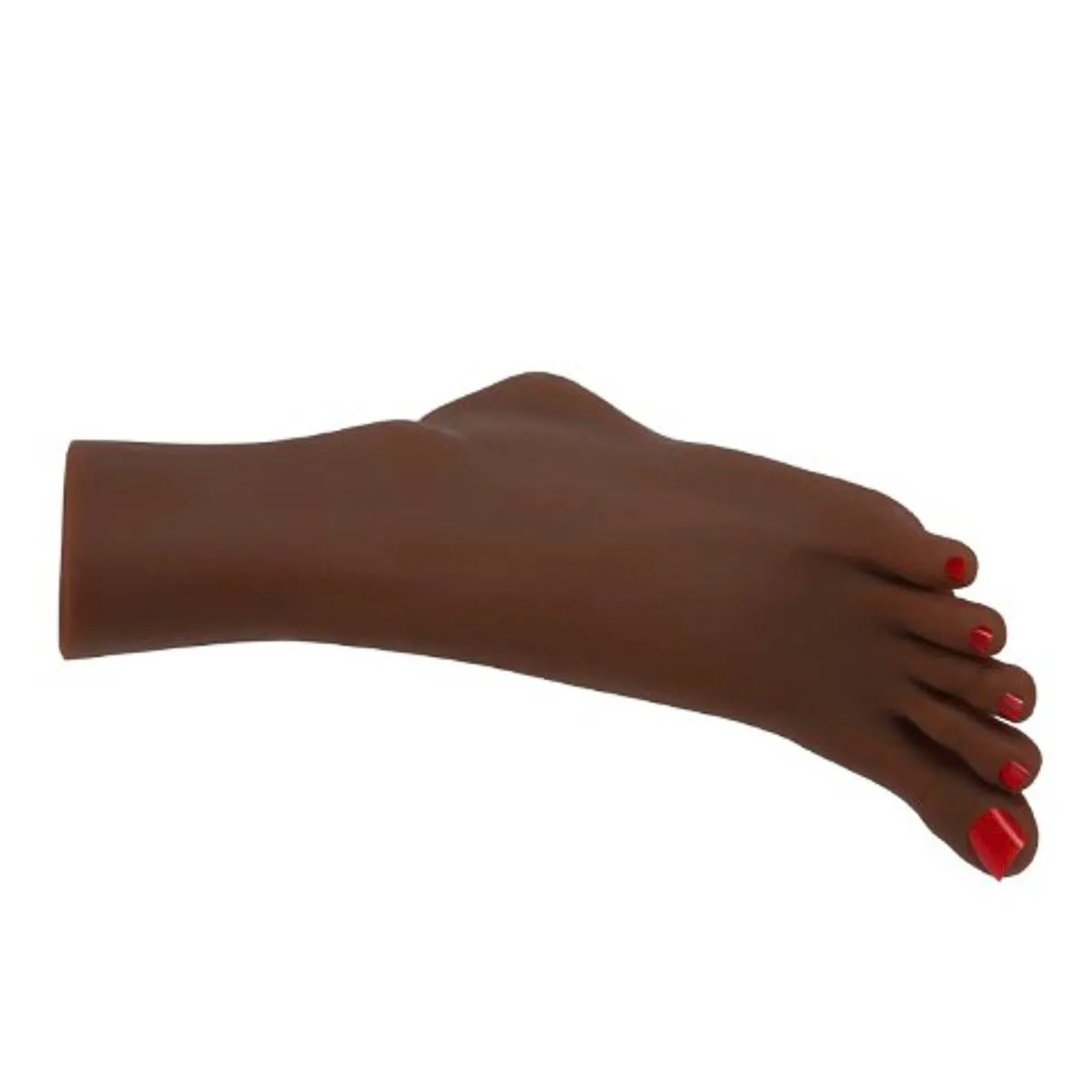 Neojoy Emma Right & Left Foot Fetish - Internal Skeleton & Toenails - 0.55 kg - Black