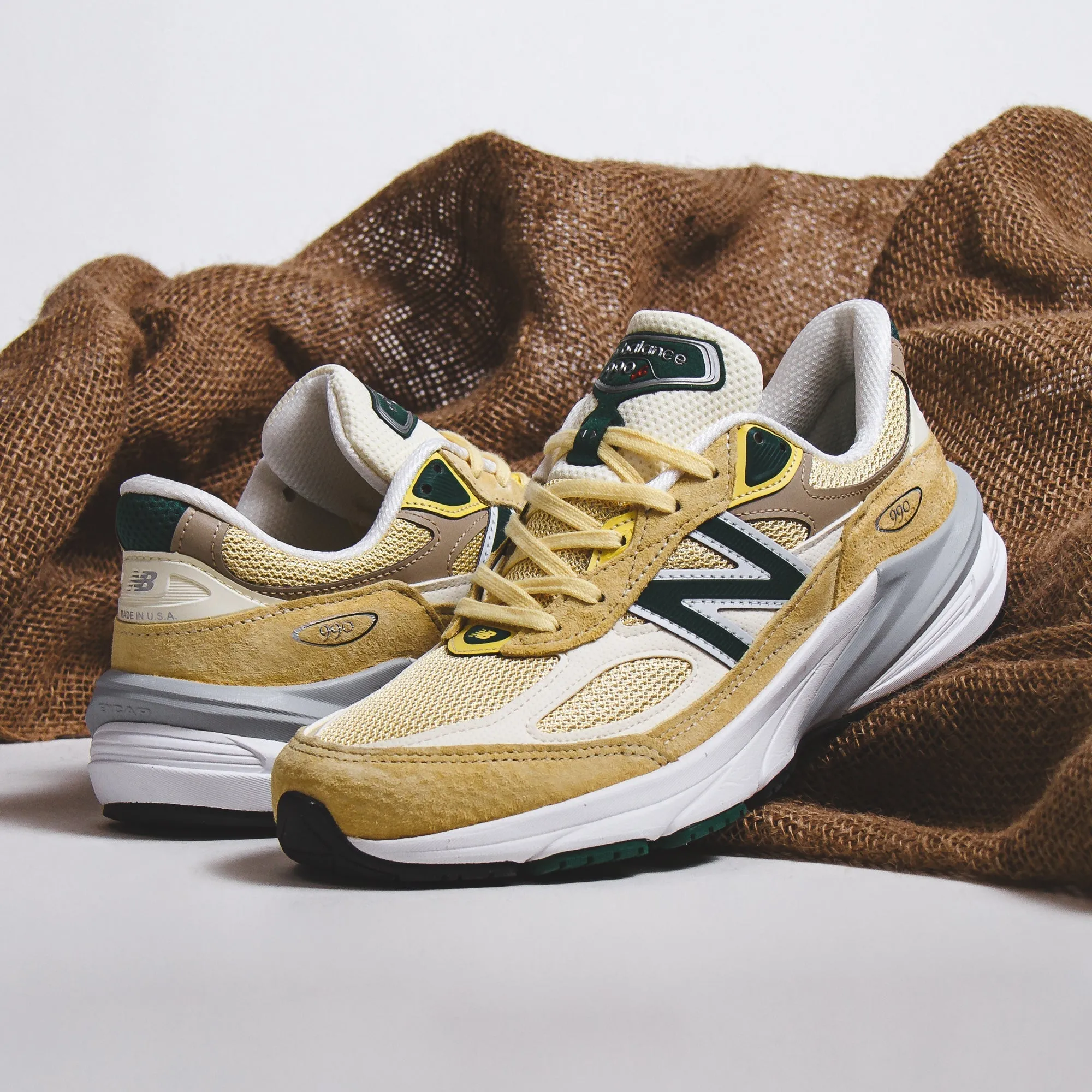 New Balance Unisex 990v6 Sulphur Made In USA U990TE6