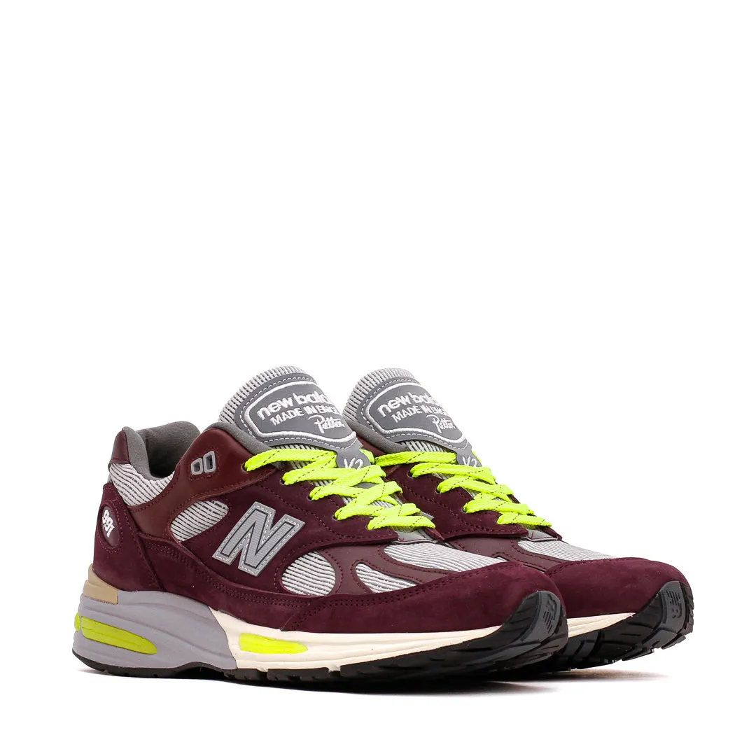 New Balance Unisex x Patta 991v2 Pickled Beet Made In UK U991PD2