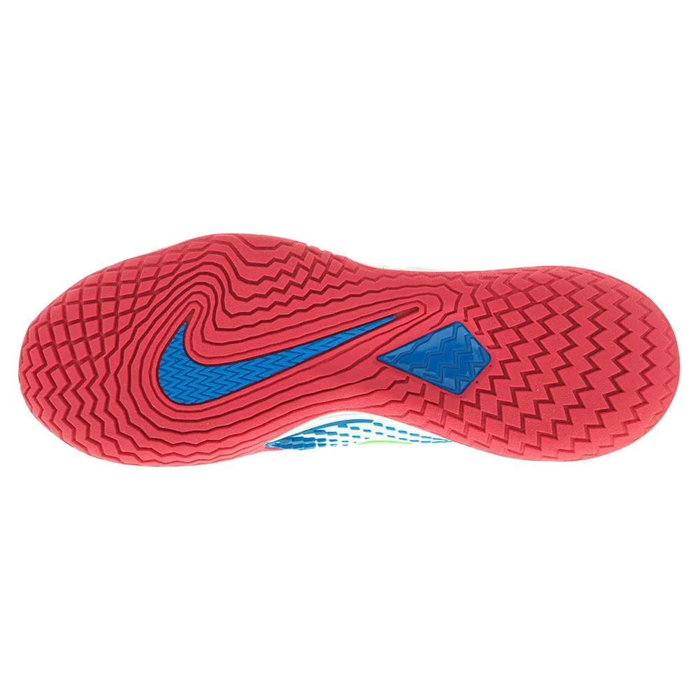 Nike Air Zoom Vapor Cage 4 White/Blue Men's Shoes