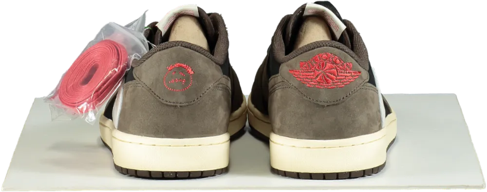 Nike CQ4277 Mocha Air Jordan 1 Low OG SP x Travis Scott Trainers 👟 UK 10 👟