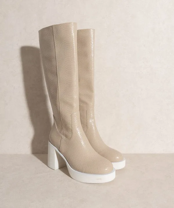 OASIS SOCIETY Juniper   Platform Knee High Boots