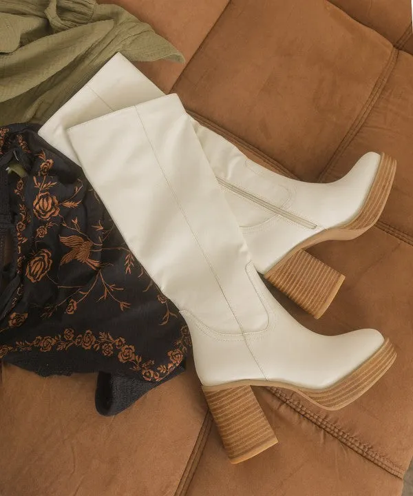 OASIS SOCIETY Juniper   Platform Knee High Boots