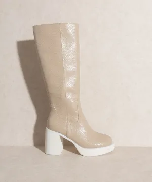 OASIS SOCIETY Juniper   Platform Knee High Boots
