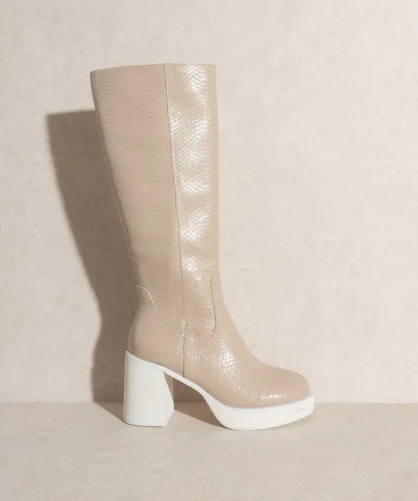 OASIS SOCIETY Juniper   Platform Knee High Boots