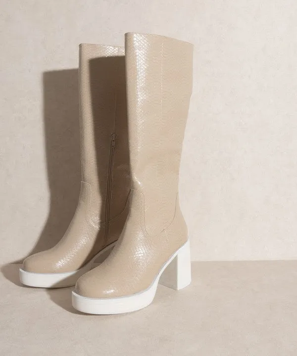 OASIS SOCIETY Juniper   Platform Knee High Boots
