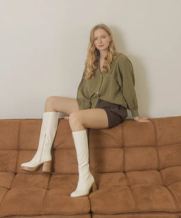 OASIS SOCIETY Juniper   Platform Knee High Boots