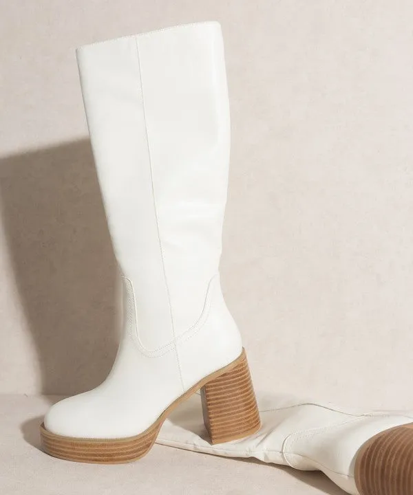OASIS SOCIETY Juniper   Platform Knee High Boots