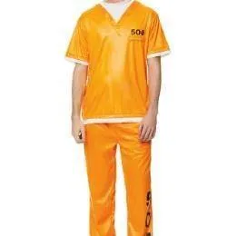 Orange Inmate Prisoner Set | Adult