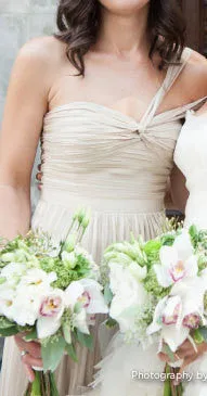 Peach Floor Length Chiffon Bridesmaid Dress Ice Apricot Formal Dress w/ Straps(BM731L)