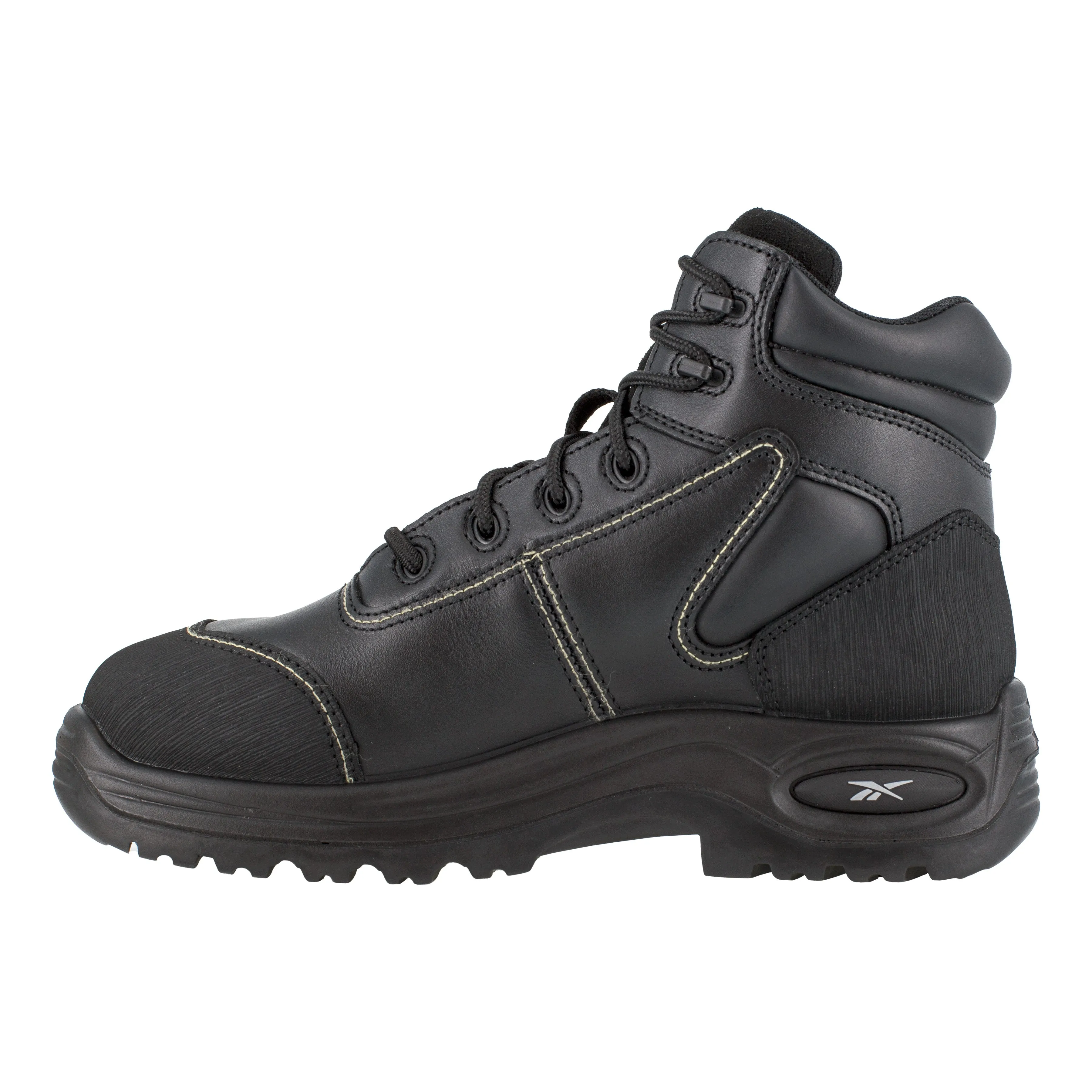 Reebok Women's Trainex 6" Comp Toe CushGuard Sport Work Boot - Black - RB655