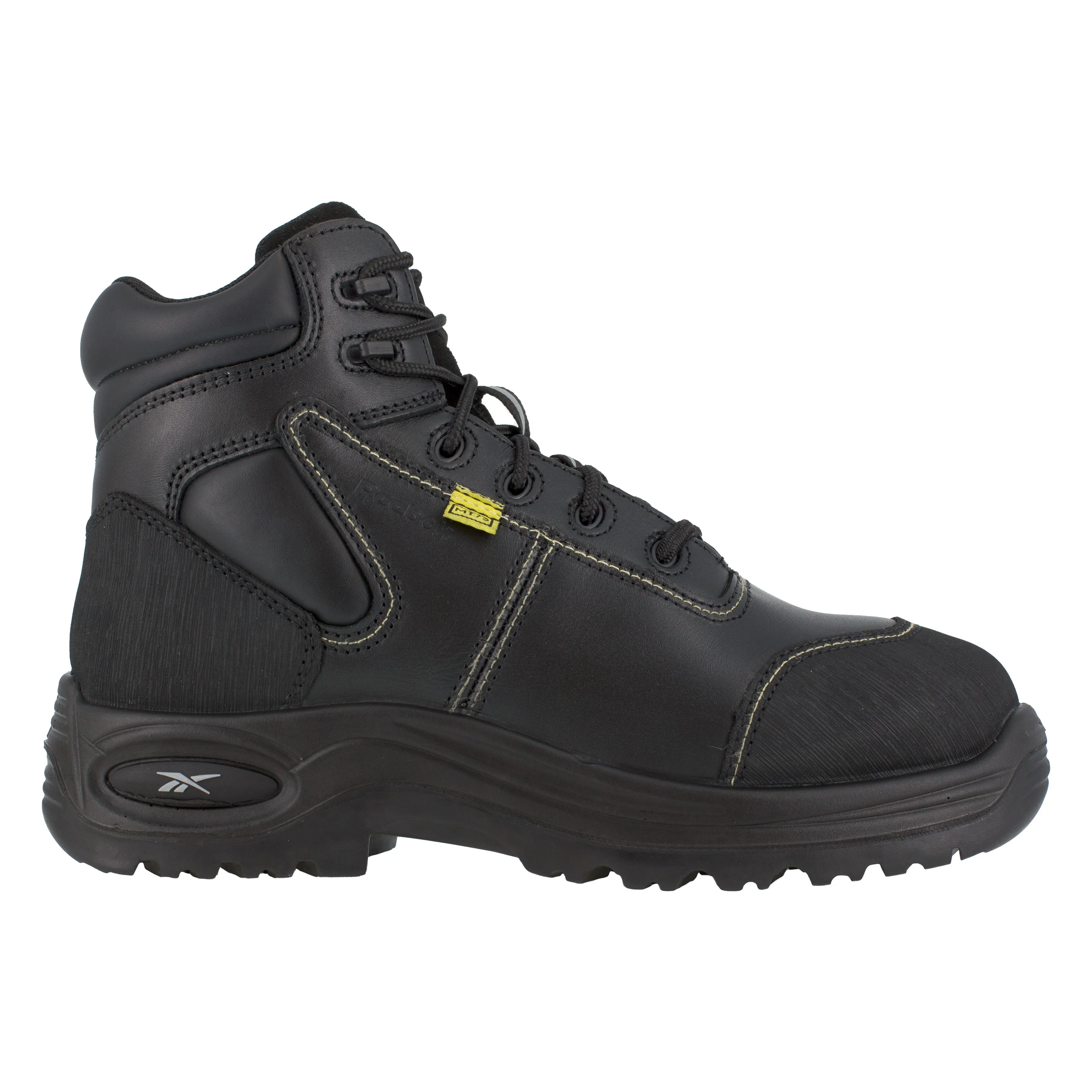 Reebok Women's Trainex 6" Comp Toe CushGuard Sport Work Boot - Black - RB655
