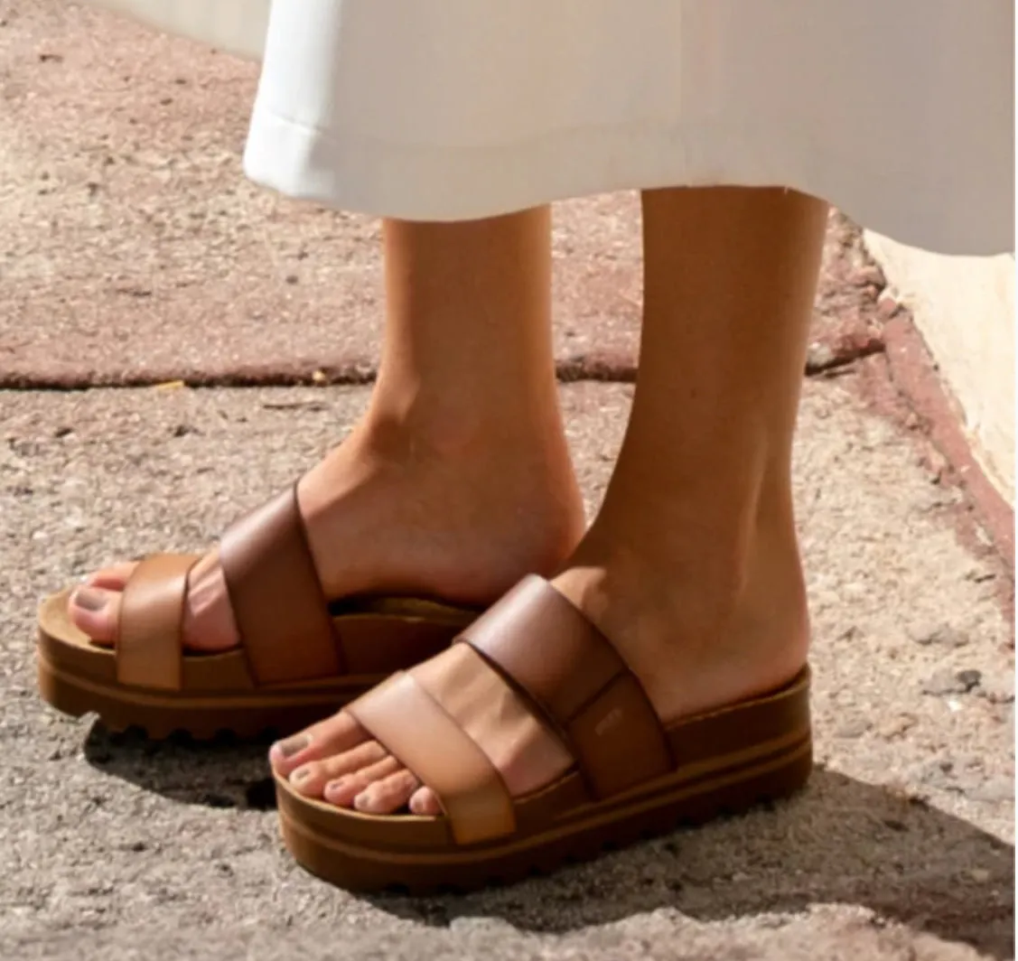 Reef - Women’s Cushion Vista Hi Sandal - Espresso Duo