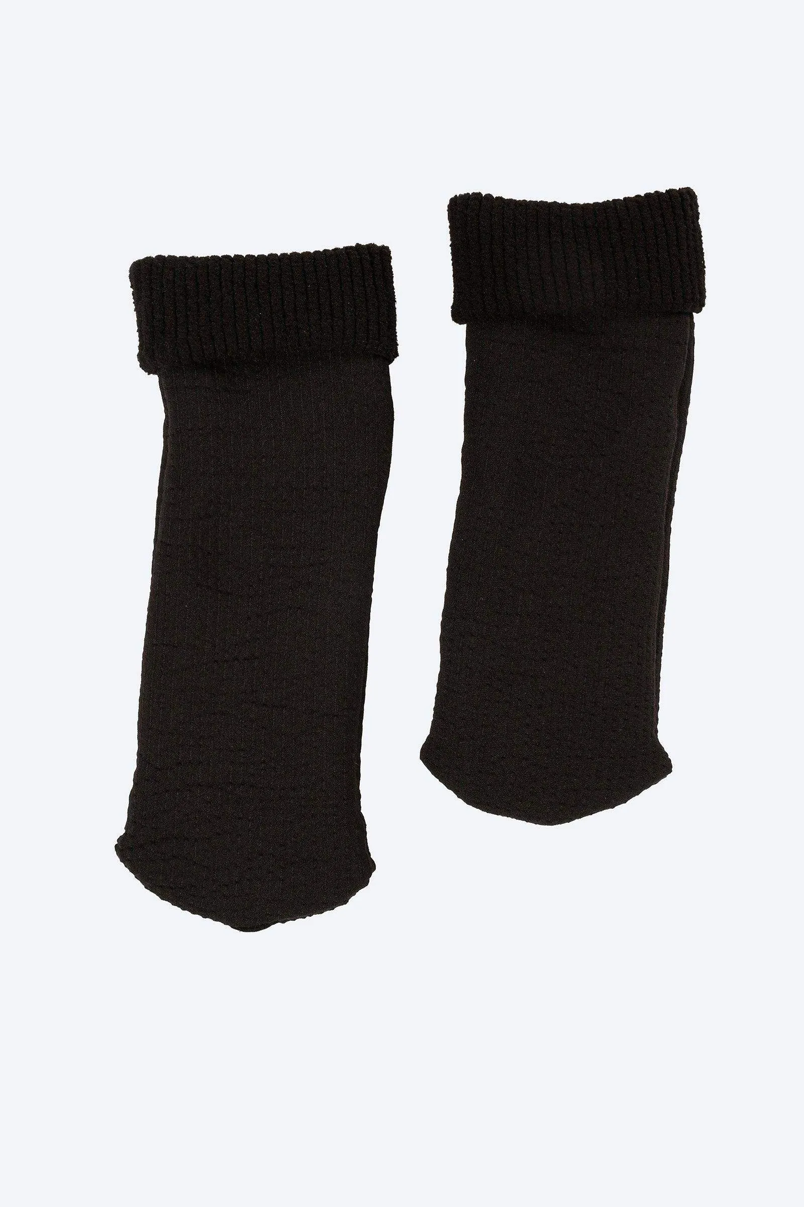 Ribbed Plain Socks