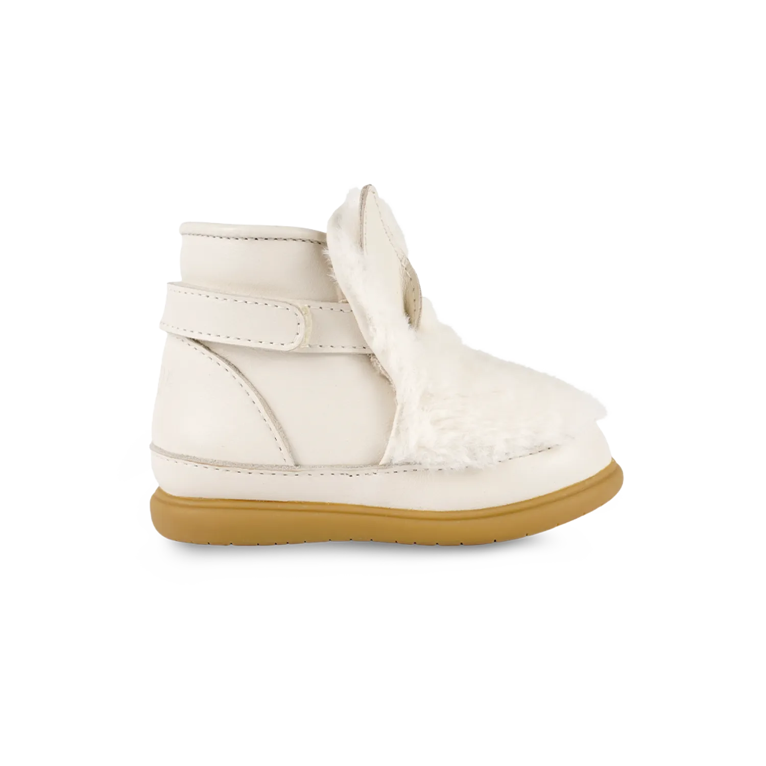 Roumi Shoes | Rabbit | Off White Soft Faux Fur