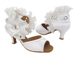 SERA7013 White Satin_Whole Shoes
