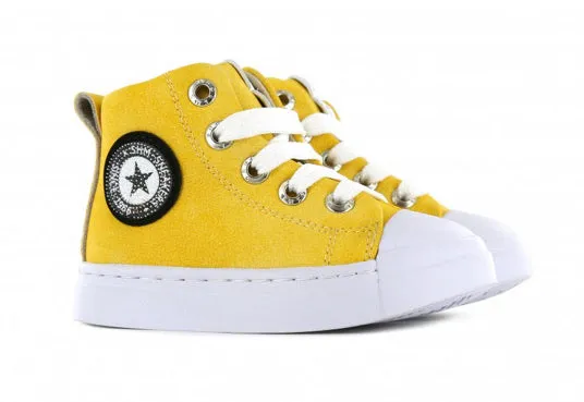 Shoesme Yellow Leather Hi-Tops