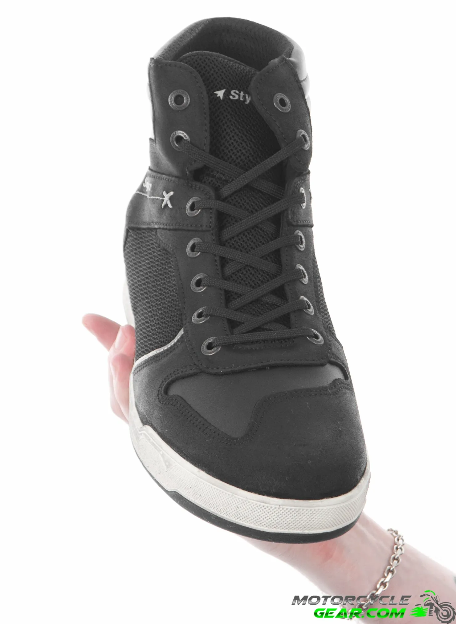 Stylmartin Atom Riding Shoes ~ STY113BW-46; Black, Size 46 (BLK46)