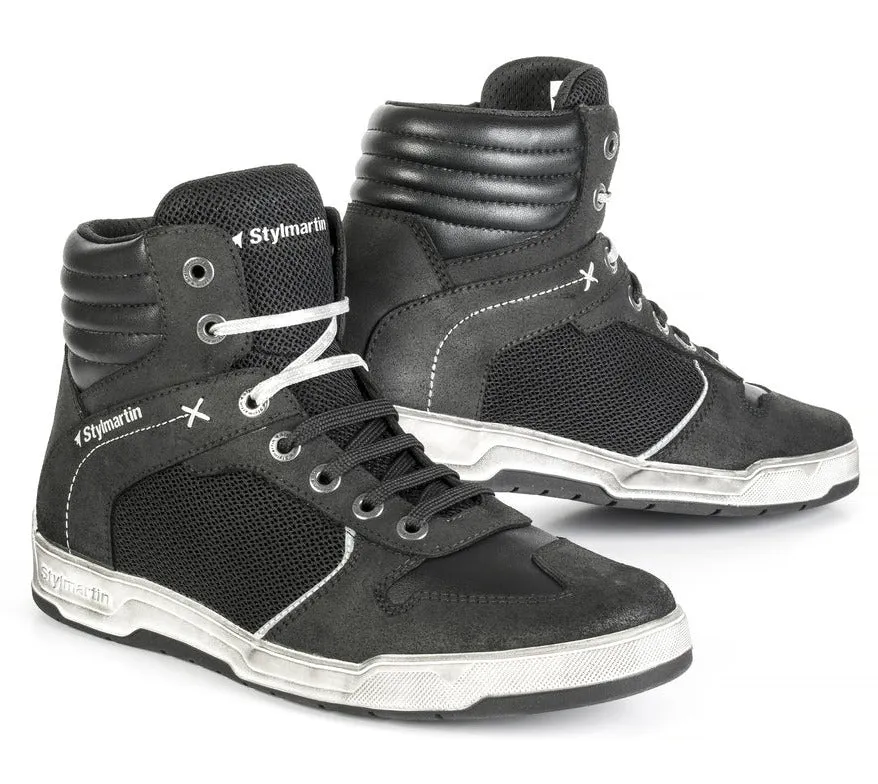 Stylmartin Atom Riding Shoes ~ STY113BW-46; Black, Size 46 (BLK46)