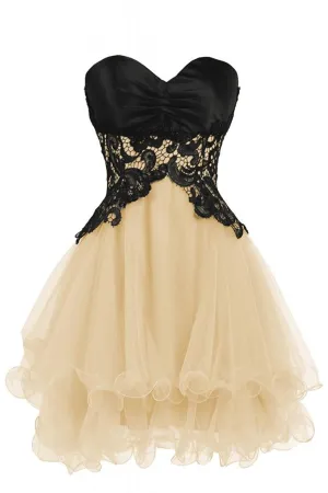Sweetheart Bridesmaid Short Prom Homecoming Party Dresses For Juniors