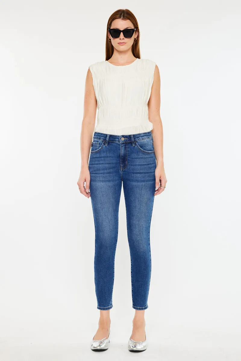 Teegan High Rise Cropped Skinny Jeans