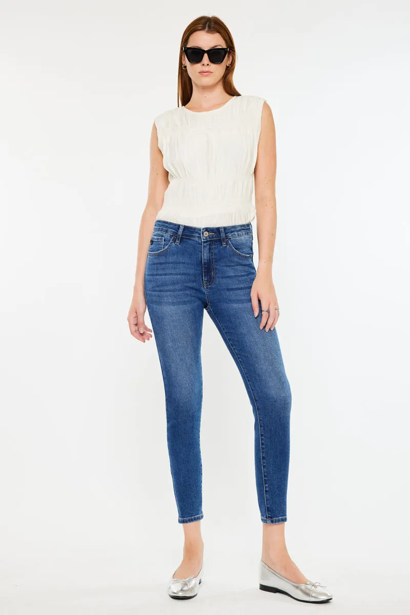 Teegan High Rise Cropped Skinny Jeans