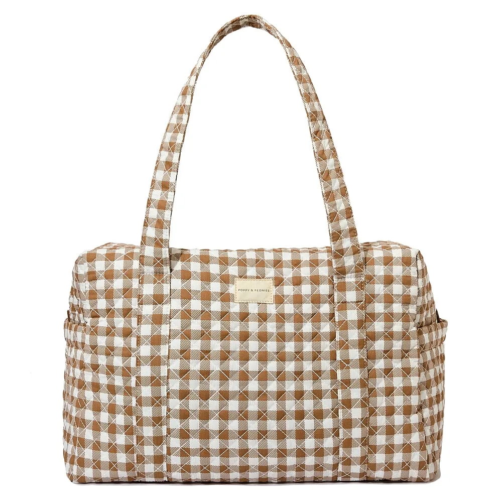 The Road Tripper Brown Gingham