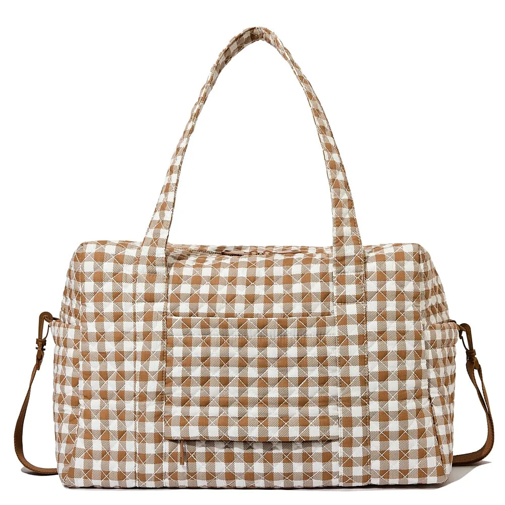 The Road Tripper Brown Gingham